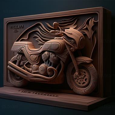 3D модель Kawasaki VN 1600 (STL)